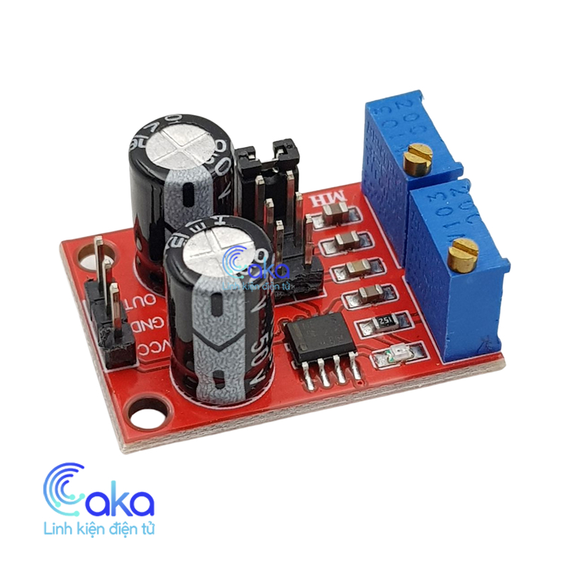 Mạch tạo xung NE555 điều chỉnh chu kỳ tần số xung 10kHz -200kHz