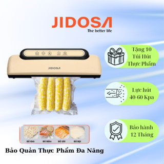 Máy Hút Chân Không Thực Phẩm JIDOSA JD3400 Hàn Miệng Bảo Quản Thực Phẩm Nhà Bếp Tặng 10 Túi Hút