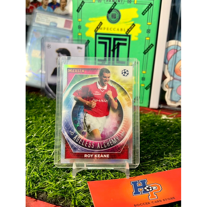 Thẻ bóng đá Roy Keane Ageless Alchemy Topps Merlin Chrome UCL 2022/23