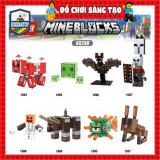 Xếp hình Minifigure nhân vật trò chơi My World Minecraft - Đồ Chơi Lắp Ghép Sáng Tạo - XINH X0298