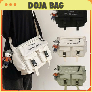 Túi đeo chéo vải Bố chống thấm nước đi học đi chơi, Túi TOTE đeo vai phong cách Hàn Quốc - DOJA BAG