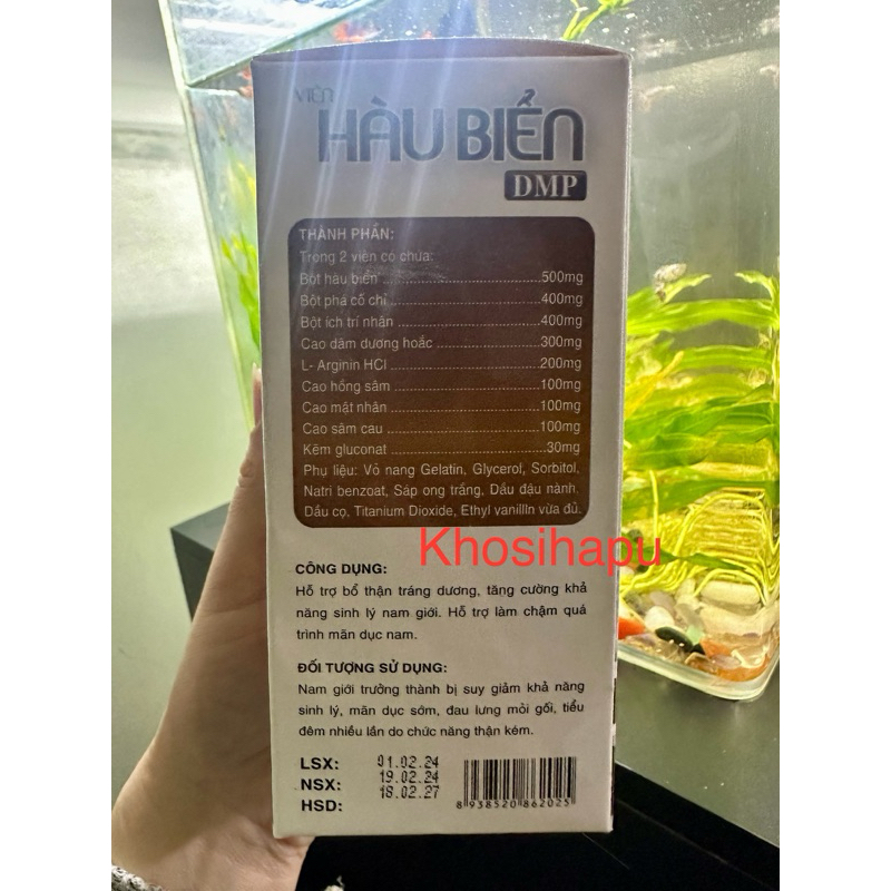 Viên uống Hàu Biển hỗ trợ tăng cường sinh lý nam giới tốt cho phái mạnh chiết xuất thảo dược tự nhiên an toàn chính hãng