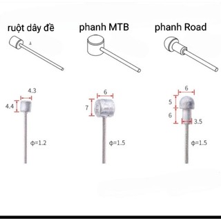 Ruột dây phanh xe đạp inox chống rỉ