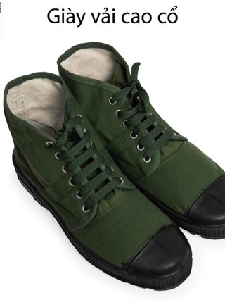 Giày vải bảo hộ cao cổ công ty cổ phần 26 chính hãng