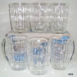 Bộ Ly Bia THủy Tinh 6 Cái UG 316 Thái Lan
