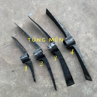 Cuốc chim công binh 2 đầu cuốc lò than đất bổ củi nhíp xe