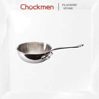 Chảo Xào KINSGEM by Chockmen Inox Cao Cấp Size 24Cm Chảo Chiên Rán Xào Nồi Chiên Ngập Dầu Dùng Bếp Từ