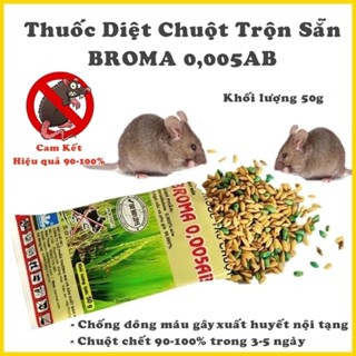 Gói Thuốc Bẫy Chuột, Thuốc Chuột Sinh học Broma Thế Hệ Mới, Dạng Lúa Hiệu Quả Cao Gói 50g