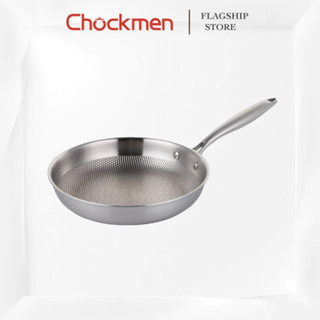  Chảo Tổ Ong KINSGEM by Chockmen Size 22-24-28Cm Inox Cao Cấp Đáy Liền Chảo Chiên Rán Xào Mặt Tổ Ong Dùng Từ 