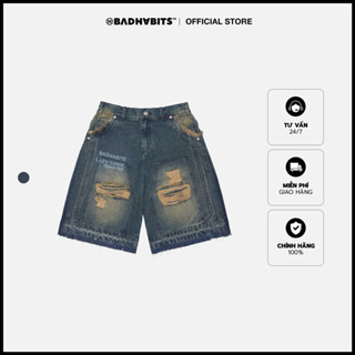 QUẦN DOUBLE DESTROYED BAGGY SHORT - LAZY THINK COLLECTION