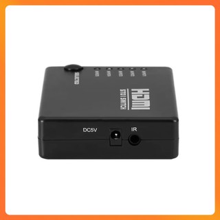 Bộ Chuyển Đổi HDMI 5 In 1 Out Có Remote – HDMI Switcher Kết Nối 5 Thiết Bị HDMI Vào 1 TV FULL HD
