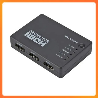 Bộ Chuyển Đổi HDMI 5 In 1 Out Có Remote – HDMI Switcher Kết Nối 5 Thiết Bị HDMI Vào 1 TV FULL HD