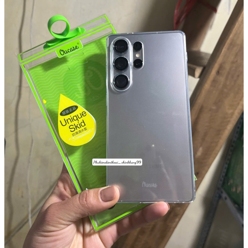 Ốp lưng dẻo OU Case cho Samsung S26 Ultra/ Plus/ S25 FE/ S25/ S25 Plus/ S25 Ultra trong suốt bảo vệ 