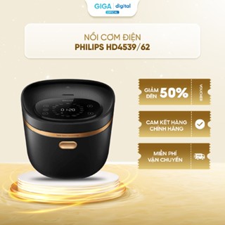  Nồi cơm điện cao tần Philips 1.5 lít HD4539 62 - Công suất 1250W - 18 chức năng nấu - Nấu nhanh - Giữ ấm 24h 