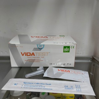 [SHIP HỎA TỐC] VIDA TEST NHANH Test tổng hợp cúm A cúm B và covid BỘ 3 in 1 TEST nhanh chính xác VIDATEST