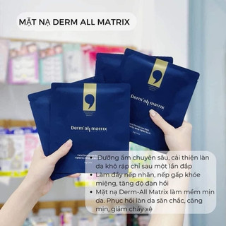  Mặt nạ Derm all Matrix dưỡng trắng da cấp ẩm phục hồi Chính hãng 
