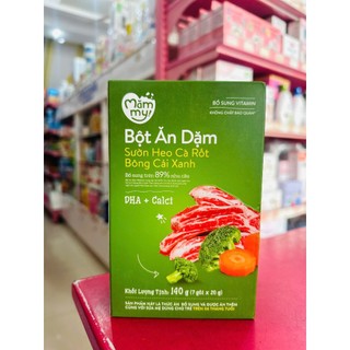 BỘT ĂN DẶM MĂMMY 140G (7 GÓI X20G) đủ vị dành cho bé từ 6 tháng tuổi