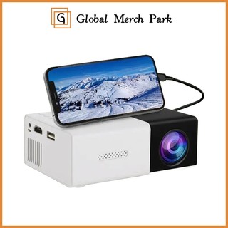 Máy chiếu mini YG300 Full HD USB HDMI Máy chiếu mini di động Android Rạp hát tại nhà, Giao diện âm thanh 3.5mm