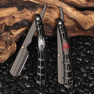 Dao cạo râu Spider thép 304 không gỉ phun sơn tĩnh điện đẹp, chất lượng cho barber - D4