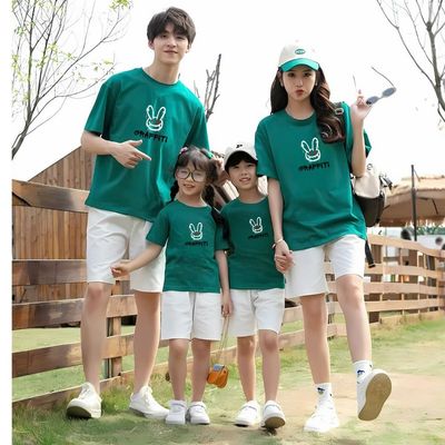 Áo phông gia đình in hình Thỏ 3,4,5 người chất liệu thun cotton Loza RT3035-AT3035