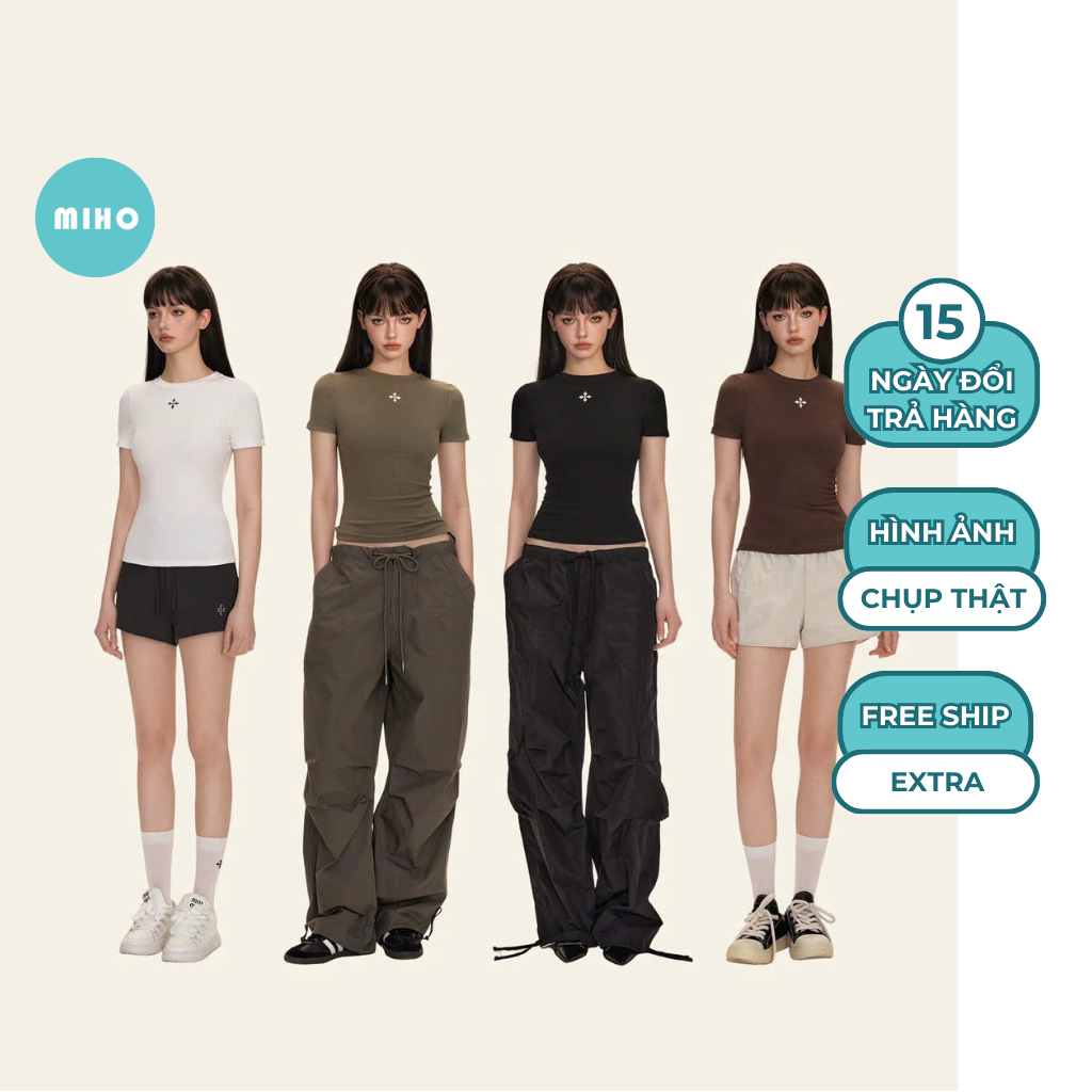Áo Thun Body In Hình Ngực, Áo Thun Zip Chất Vải Cotton Co Dãn Thoáng Mát Miho House | BigBuy360 - bigbuy360.vn