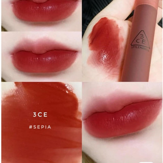  Son Kem 3CE Blur Water Tint Màu SEPIA   LAYDOWN   PLAY OFF 