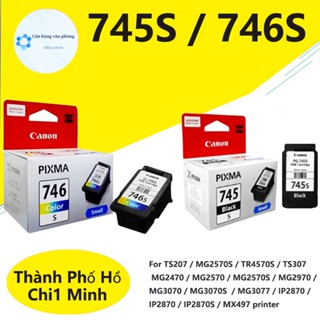  chính hãng 745s 746s cho Canon Pixma TR4570s IP2870S MG2570S MG2577S MG3070S MG3077S TS207 TS307 TS3170S TS3370S TS3470 