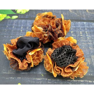 Búi tóc 3 hoa nhiều màu 12712 (ảnh thật)