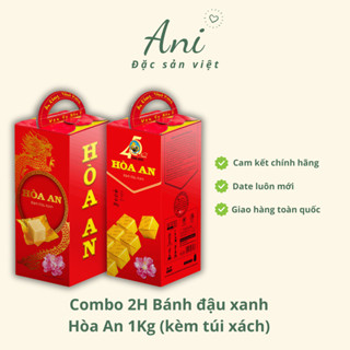 Bánh đậu xanh Hòa An đặc sản Hải Dương hộp 1kg