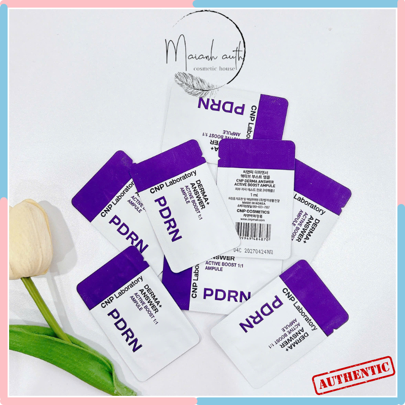 Sample Tinh Chất PDRN CNP Derma+ Answer Serum PDRN CNP Tím 1ml
