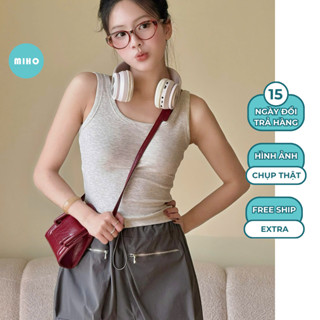 Áo Thun Tăm 3 Lỗ Chất Cotton Co Dãn Thoáng Mát Miho House