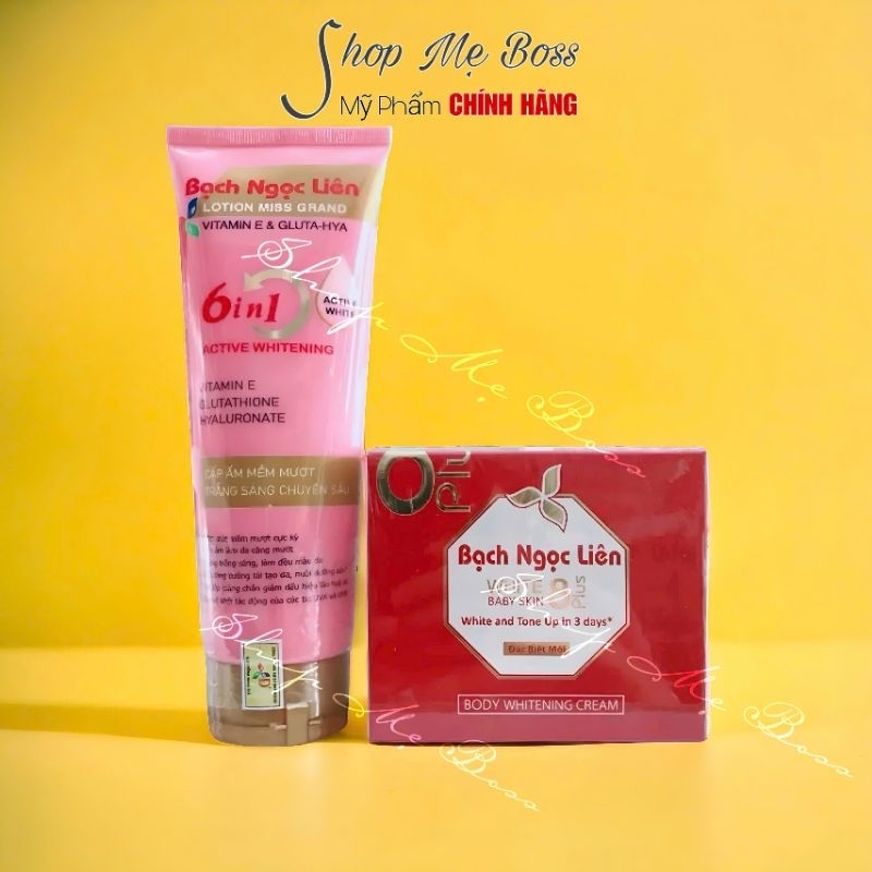 Kem Bạch ngọc liên đỏ White Baby Skin 150g - Tặng 1 tuýp lotion 6in1