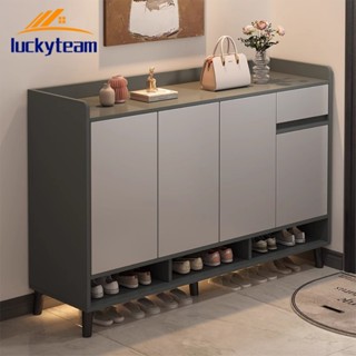 Tủ giày cửa gia đình Tủ cửa trong nhà chân gỗ thật nhiều tầng Tủ cửa đặt đồ trong nhà kệ giày sức chứa lớn