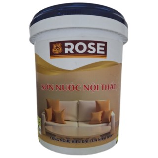 Siêu Rẻ Thùng Sơn Nội Thất Cao Cấp ROSE 26kg Sơn Nước Bền Màu Giá Rẻ Trang Trí Phòng Decor Phòng Ngủ Thay Giấy DánTường