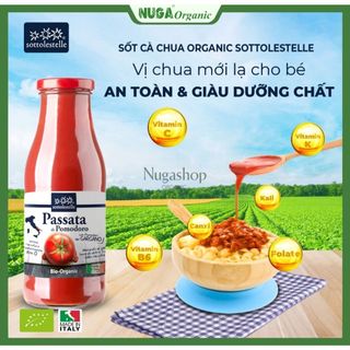 Sốt cà chua Passata hữu cơ Ý - 700g