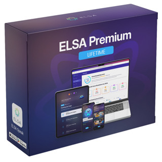  ELSA Premium Trọn đời bao gồm ELSA Pro AI Role Play Speech Analyzer and All Books - ELSA Premium Lifetime 