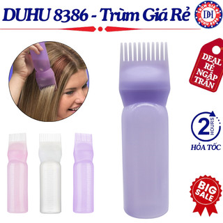 Bình Đựng Thuốc Nhuộm Tóc 120Ml Có Đầu Lược Chải Siêu Tiện Lợi, Chống Bẩn Tay, Dụng Cụ Làm Tóc