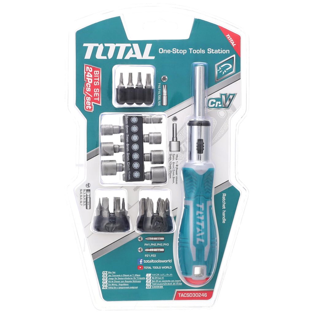 Bộ 24 tua vít Total TACSD30246