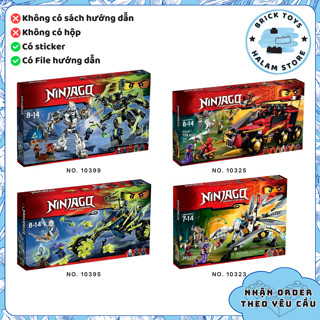 [Order] Đồ chơi lắp ráp Ninjago season 5 Titan Mech, Xe Ma và season 4 Rồng Titan, Xe DB X
