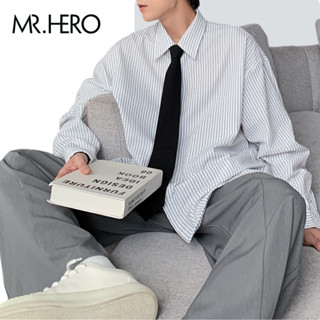 [TẶNG CÀ VẠT] Áo sơ mi nam dáng rộng dài tay SM34 M.RO phong cách Hàn Quốc Mrherovn
