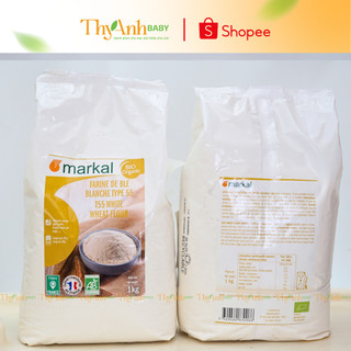 Bột Mỳ Trắng Đa Dụng T55 Hữu Cơ Markal 1kg - Pháp