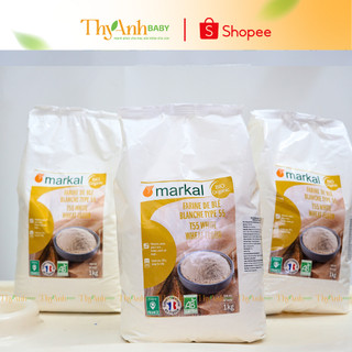 Bột Mỳ Trắng Đa Dụng T55 Hữu Cơ Markal 1kg - Pháp