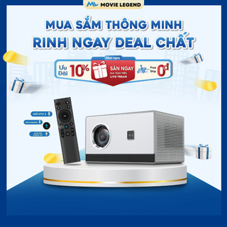 [ Mall ] Máy Chiếu Mini Movie Legend - Máy Chiếu Q10 Ultra Mini Full HD - Hỗ Trợ 4K