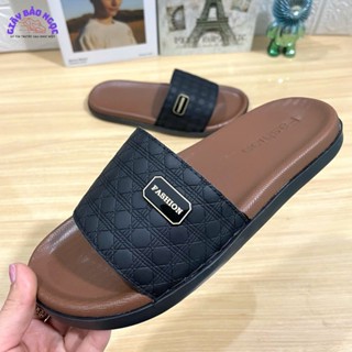 (Bản Khâu Quai) Dép Nam Quai Ngang Quai Dập Vân Tròn DN02 Kiểu Dáng Bền Đẹp