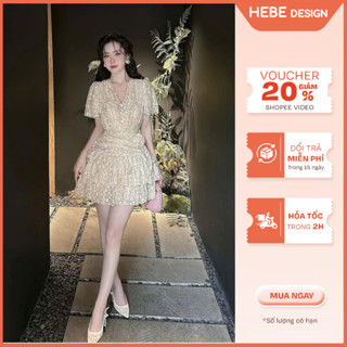 Váy nữ thiết kế Bella Công Chúa, Đầm Ren Hoa Cao Cấp, Kiểu Dáng Tiểu Thư Sang Trọng ngọt ngào HeBe Boutique