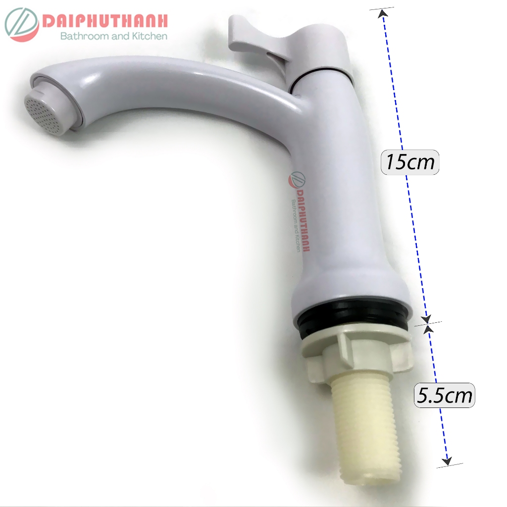 Vòi Chậu Lavabo Nước Lạnh - Nhựa ABS giá rẻ thân đúc chống gỉ nước