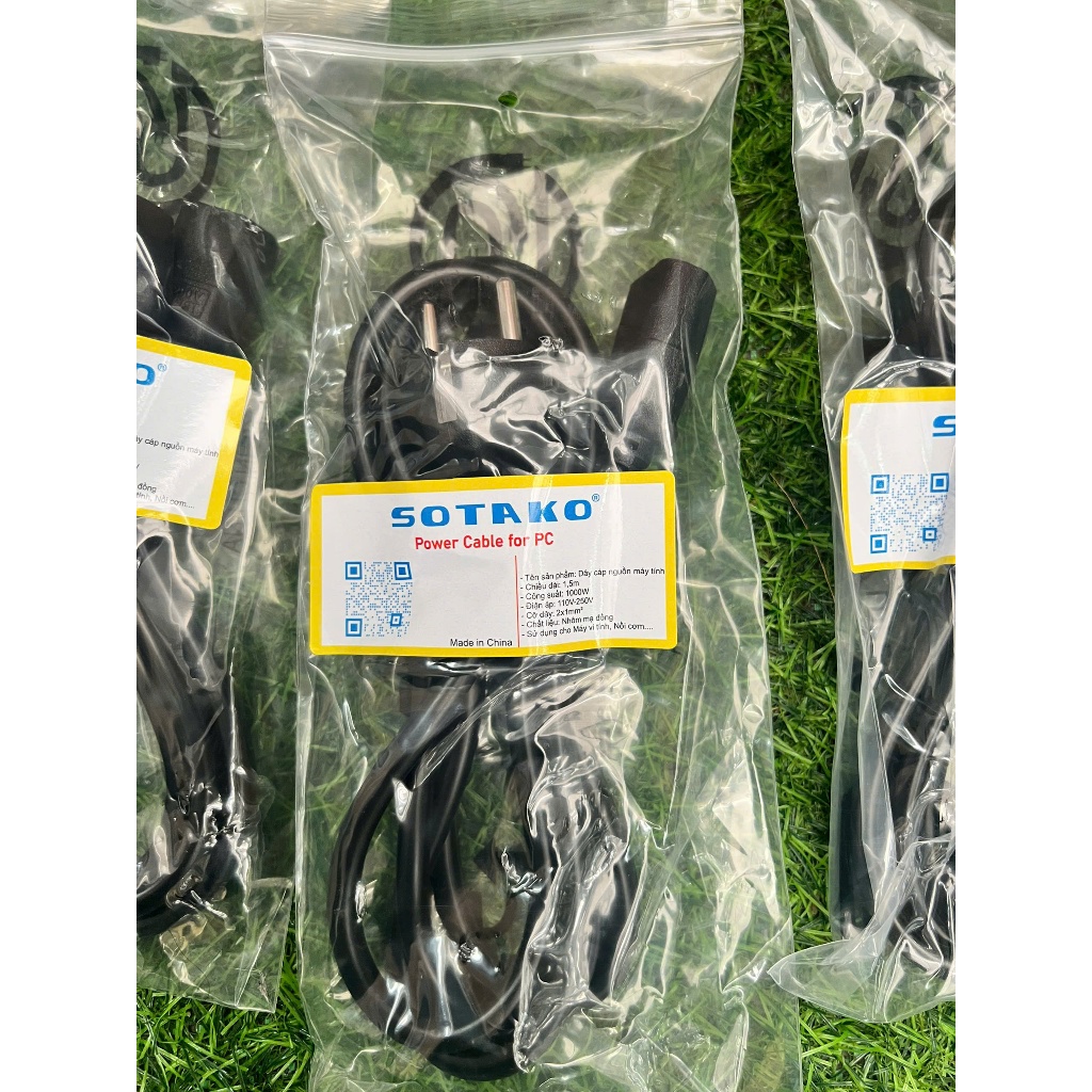 Dây nguồn máy tính 1.5M- lõi đồng lõi hợp kim dùng cho máy tính,máy in, nồi cơm điện...