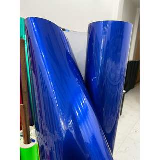 Decal Candy Xanh Dương( xanh GP) Cao Cấp. Hàng 3 lơp đế thoát khí loại 1 thị trường. Khổ 52cx1m