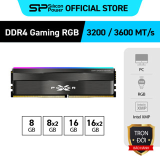 Ram máy tính tản nhiệt DDR4 Gaming RGB XPOWER Zenith Silicon Power 8GB/16GB/32GB 3200/3600Mhz PC RAM BẢO HÀNH TRỌN ĐỜI