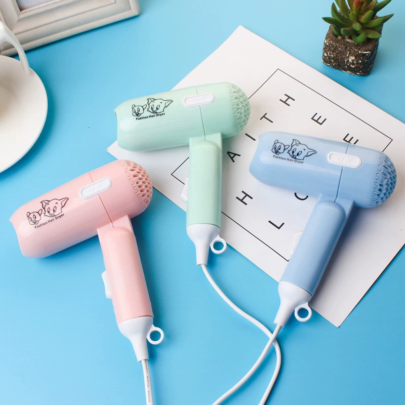 Máy Sấy Cute Gấu Thỏ Vịt Gấp Gọn(KHÔNG HỘP)
